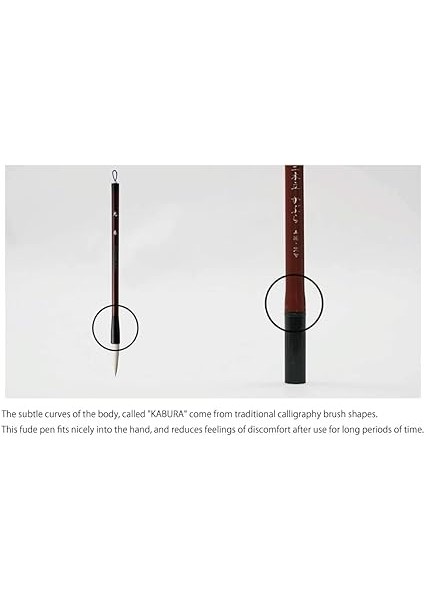 Fude Pen Nıhon-Date Kabura Fırça Kalemi (No.55), Yazı, Kaligrafi, Sanat, Yazı, Eskiz ve Mürekkepleme Illüstrasyonu Için Çift Taraflı Sert ve Yumuşak Fırça Uçlu Kalem. Ap Sertifikalı, fırsatları