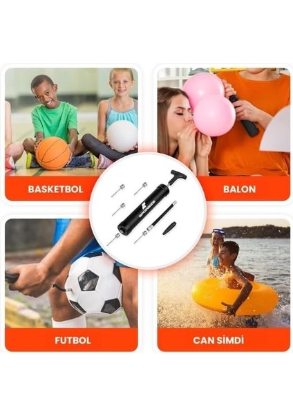 Futbol Basketbol Voleybol Hentbol Pilates Topu Denge Diski Şişirme Pompası - Top Şişirme Pompası fırsatları