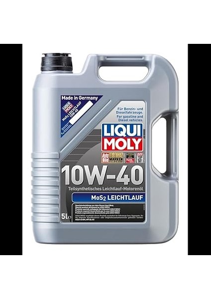 Moly Mos2 Leichtlauf 10W-40 5 L Otomotiv Bakım Ürünü modelleri