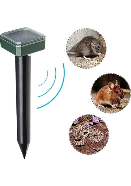 Solar Güneş Enerjili Akrep,köstebek,yılan Fare Kovucu 650M Etkili Kare