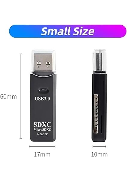 Wlue 2'si 1 Arada USB 3.0 Micro Sd/tf Kart Okuyucu, Veri Aktarım Adaptörü modelleri