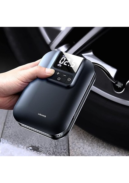 US-ZB215 350PSI 5000MAH Şarjlı Çok Amaçlı Taşınabilir Lastik Hava Pompası fiyatları