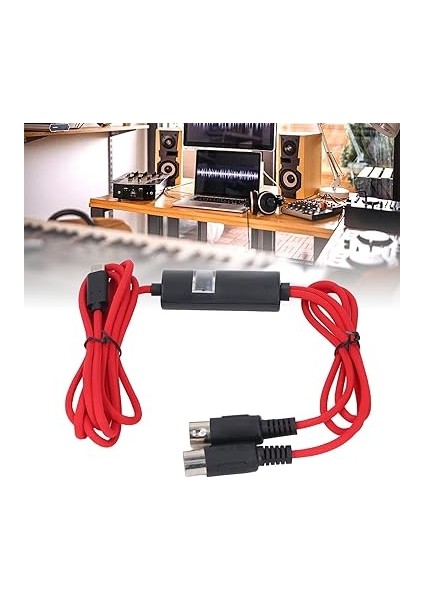 C Mıdı Kablosu, Type-C'den 5 Pın'e Mıdı Arayüzü Mıdı Kablosu Adaptörü 5 Ft Mıdı Piyano USB Kablosu Mıdı Arayüzü Çıkıştan Usb'ye Kablo Adaptörü ve Göstergeli Klavye fırsatları