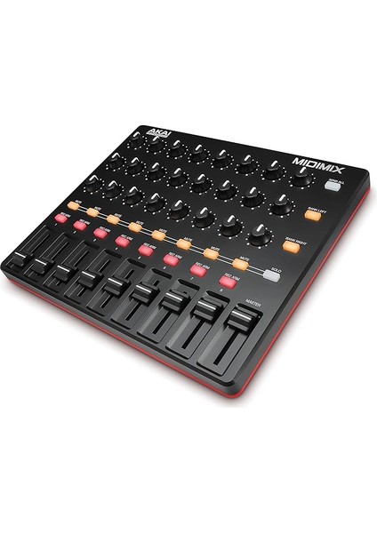 Professional Mıdımıx - USB Mıdı Controller Mikseri Atanabilir ve Ana Kısıcılara Sahip, 24 Düğme ve 16 Düğme, Ableton Live ile 1-1 Eşleştirme