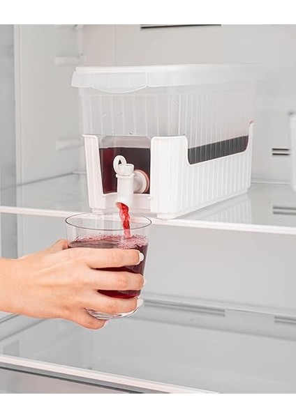 Buzdolabı Içi Musluklu Ayaklı Su -Limonata - Içecek Sebili Piknik Bidonu 4 Lt fiyatları