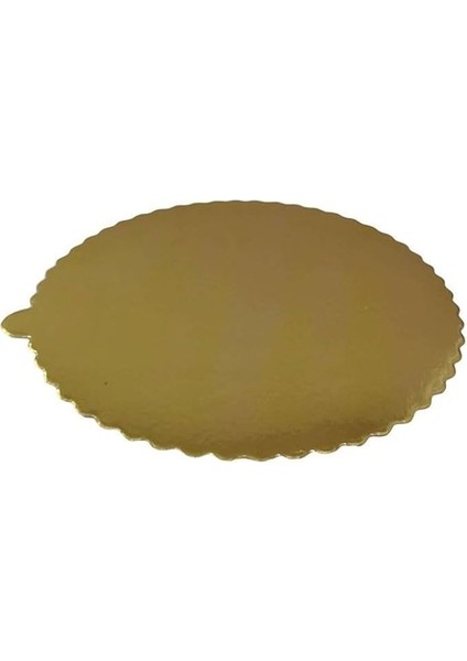 Marifetlerim - Altın Rengi Karton Pasta Altlığı 28 cm 1 Adet