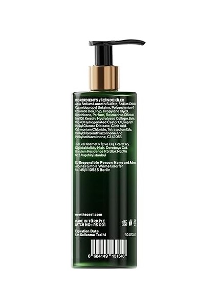 Ceel Biberiye Şampuanı 250 ml - Saç Dökülmesine Karşı Keratin Biotin ve Kolajen Özlü Hızlı Saç Uzatma ve Güçlendirici Bakım fiyatları