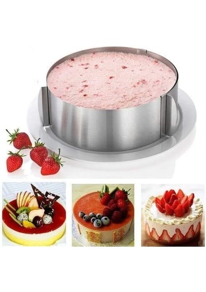 Home Paslanmaz Çelikten Ayarlanabilir Kek ve Pasta Kalıbı,ayarlanabilir Kek Çemberi,ayarlı Ekmek Kalıbı,pastacılık ve Dekokrasyon Için Çelik Paslanmaz Ayarlı Kek Kalıbı fiyatları