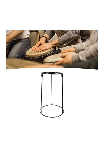 Steel Djembe Stand, Afrika Davul Sahibi 8.5in 12 Inç Davullarla Uyumlu Destek Desteği indirimleri