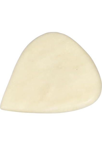 Penası, Ox Bone Gitar Penası Kalp Şekli Ses ve Tını Kontrolü Için Iyi Ses Iletimi Hafif (Krem Sarı)