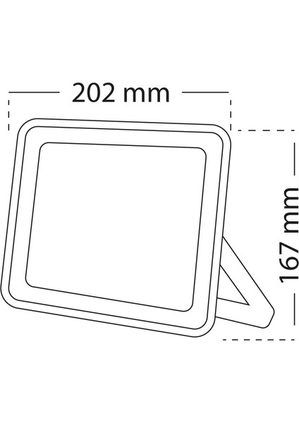 100 W 2 Adet LED Projektör 8000 Lm IP66 Beyaz - 6500K Kasım Özel Kuponlu fırsatları