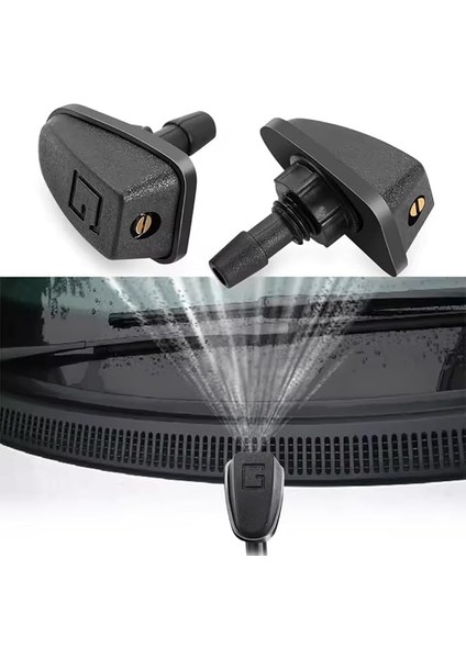 Universal Spreyleme Jet Püskürtme Silecek Fiskiye Seti Sağ ve Sol Takım