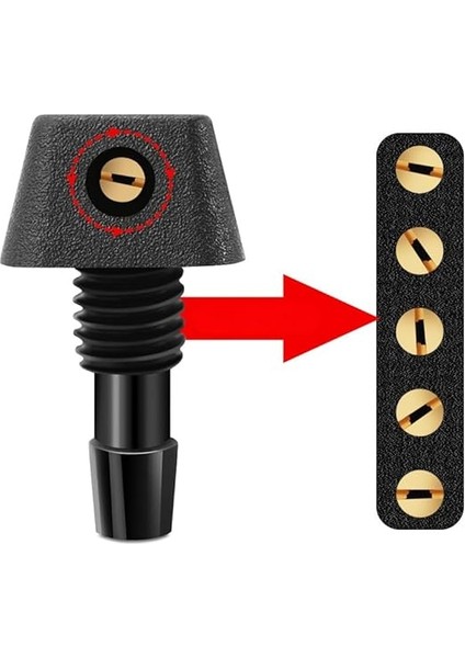 Universal Spreyleme Jet Püskürtme Silecek Fiskiye Seti Sağ ve Sol Takım indirimleri