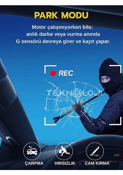 Dash Cam Full Hd Araç Içi Kamera Ön Arka ve Iç Kayıt 3 Kamera Gece Görüşlü G Sensör Geniş Açı fırsatları