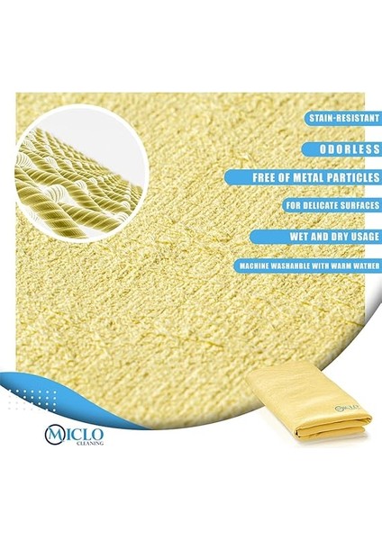 Cleanıng | 50X60CM - Premium Oto Araç Kaporta, Cam Kurulama Sentetik Güderi Bez | Çizmez, Leke Bırakmaz fiyatları