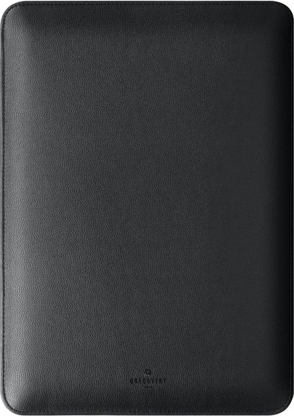 | Macbook Pro 13" Inç [2016-2024] ve Macbook Air 13" Inç [2020-2024] - Su Geçirmez Deri Laptop Kılıfı (Siyah)