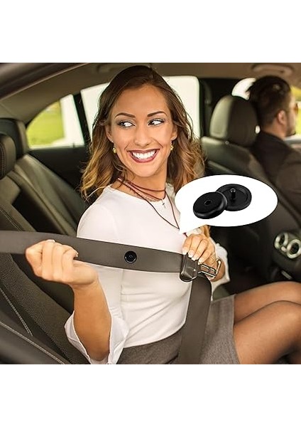 4 Takım Emniyet Kemeri Durdurma Düğmeleri, Kaymaz Emniyet Kemeri Durdurma Klipsleri Geçmeli Sistem, Kaynak Gerektirmez Emniyet Kemeri Durdurma Düğmesi Düğmeleri Emniyet Kemeri Tokasının Kemerin indirimleri