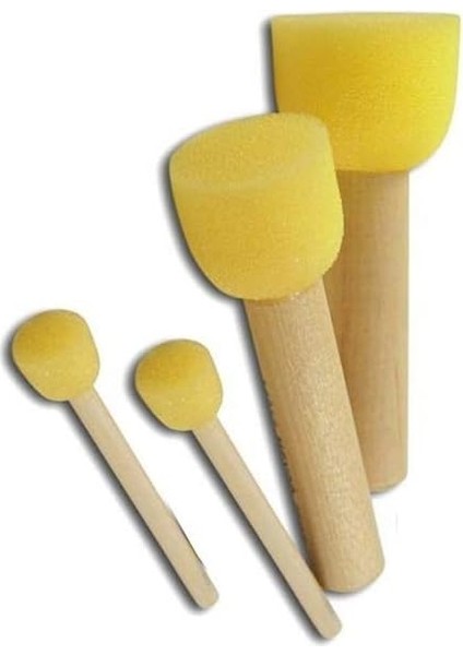 4 Lü Ponpon Sünger