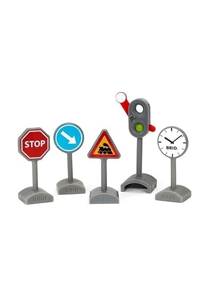 Traffic Sign Kit, Tren Yolu Için Trafik Işareti Oyuncak Kiti modelleri