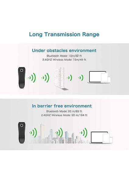 C750 Kablosuz Barkod Okuyucu Bluetooth Uyumlu, Küçük Cep USB 1d 2d Envanter Için Qr Kod Tarayıcı, Tablet iPhone iPad Android Ios Pc Pos Için Barkod Görüntü Okuyucu fırsatları