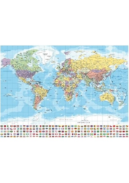 1000 Parça Puzzle - World Map-I (Dünya Haritası-I) fiyatları