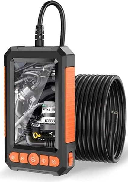 Çift Kameralı 10 mt Sert Kablo Yılan Endoskop Kamera 8 mm 4.3 Inc fiyatları