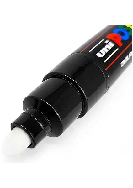 Uni Pc-7m Marker Sanat Kalemi - Büyük Kurşun Ucu - 4,5-5,5 mm Uç - [2'li Paket] - Siyah ve Beyaz fiyatları