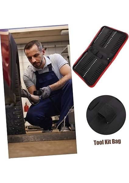Toplu Saklama Çantası Matkap Ucu Kutusu Boş Alet Fermuarlı Torbalar Matkaplar Cep Aracı Rulo Organizatörü Matkap Ucu Durumda Sırt Çantası 100MM Taşıma Çantası Oxford Kumaş modelleri