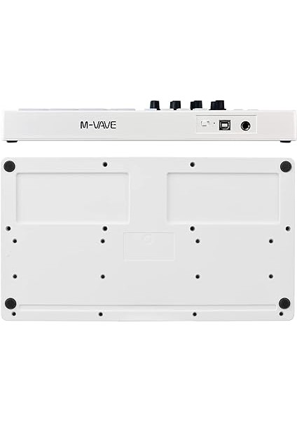 Tuşlu Mıdı Kontrol Klavyesi Mini Taşınabilir USB Klavye Mıdı Kontrol Cihazı, 25 Hıza Duyarlı Tuşlu 8 Rgb Arkadan Aydınlatmalı Pedler 8 Düğme modelleri