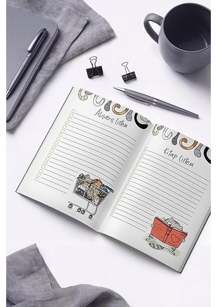 Zamansız Kedi Saatler Zamansız Ajanda, 15X21.5 cm fiyatları