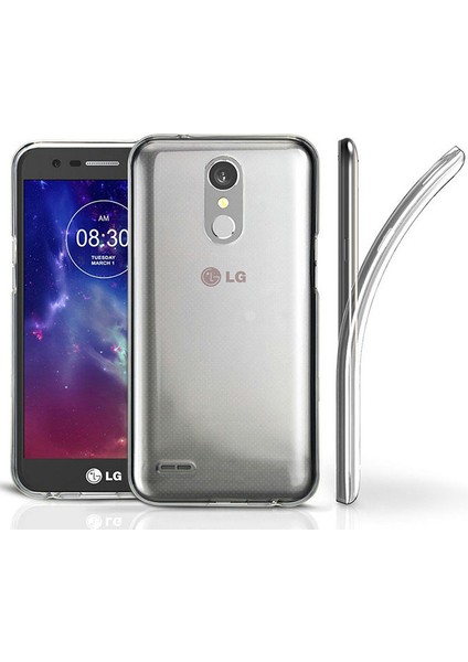 ESLIFETECH26AKSESUAR Lg K10 2017 Uyumlu Silikon Kılıf-Füme