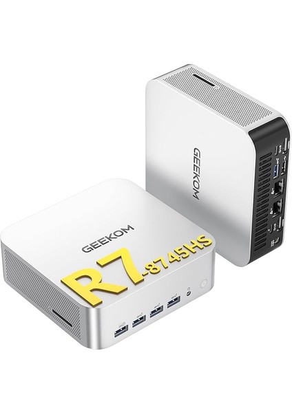 A8 Max Mini Pc, Amd Ryzen 7 8745HS, 2.5gbps Çift Lan Bağlantı Noktalı Mini Oyun Bilgisayarı, 32 GB Ddr5 1tb M.2 2280 Nvme Gen4*4 Ssd, Mini Pc Windows 11 Pro/wi-Fi 6e/bt 5.2/usb4/8k