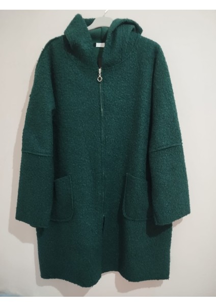 Üstün Kalite, Battal Seri Kışlık, Kapüşonlu Buklet Kaban