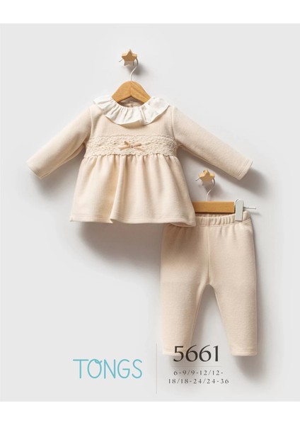 Tongs Baby Lace Dream 2'li Takım 5661 Ekru