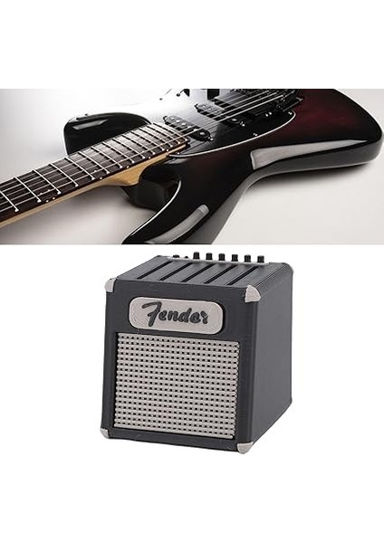 Gitar Seçicileri Tutucu Kutusu, 5 Gitar Seçme Ekran Sahibi, Gitar Seçicileri Organizatör Kılıfı Amp Hoparlör Şekli Müzik Meraklıları ve Müzisyenler Için Kompakt (Siyah D) fırsatları