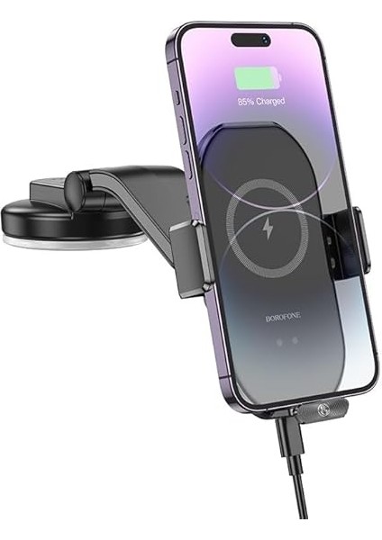 BH206 Araç Telefon Tutucu ve Kablosuz Şarj Cihazı | Qi Uyumlu | Hızlı Şarj 15W | Otomatik Açma-Kapama | Teleskopik Montaj ve Esnek Görüş Açısı BH206 indirimleri