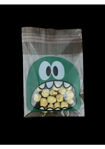 200 Adet 10X14 cm Karışık Renk Canavar Figürlü Bantlı Yapışkanlı Şeffaf Opp Jelatin Poşet, Kurabiye Poşeti indirimleri