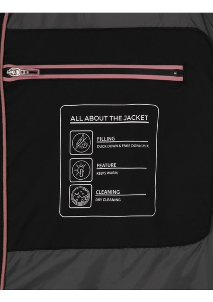 Erkek Siyah Mont 50310161-VR046