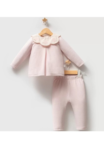 Tongs Baby Etamine 2'li Takım 5681 Pembe