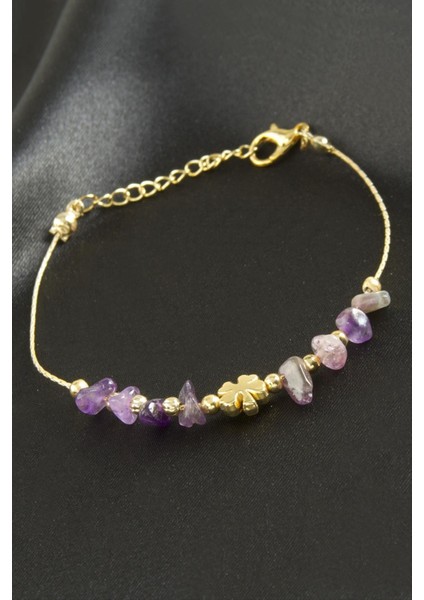 Amatist Kırık Doğaltaş Bileklik fiyatları