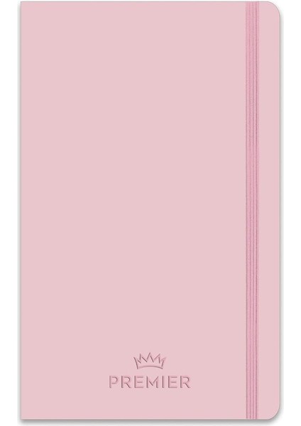 Color 13X21 96 Yaprak Çizgili Ciltli Premier Defter - Pembe
