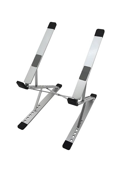 Kaliteli Tok Alüminyum Dizüstü Bilgisayar Notebook Standı Yüksekliği Ayarlanabilir 30CM Maksimum Yükseklik Stand Taşınabilir Yükseltici MacBook Uyumlu Tüm Dizüstü Bilgisayar 10-16 Inç N8 modelleri