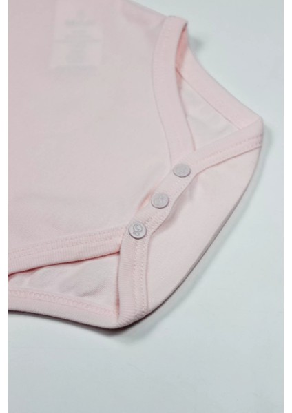 Bistyle Organik Natural Basic Style Yarım Kol Body BS17103 Pembe modelleri