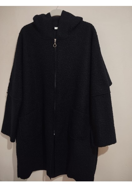 Üstün Kalite, Battal Seri Kışlık, Kapüşonlu Buklet Kaban