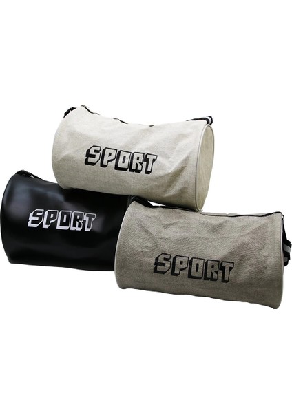 Hesaplı Deri Silindir Seyahat Çanta (5148)