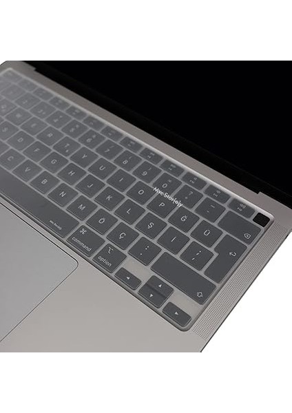 Laptop Macbook Air 13INÇ Klavye Koruyucu (Türkçe Q) Touchıd'li A1932 Modeli ile Uyumlu Şeffaf fırsatları