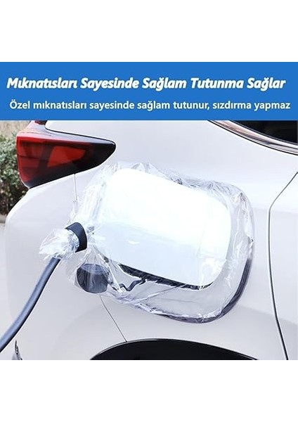 Elektrikli Araç Şarj Soketi Yağmur Koruma Brandası, Ev Şarj Soket Koruyucu 45-40CM modelleri