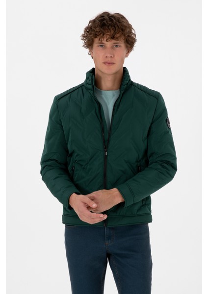 Erkek Koyu Yeşil Mont 50310209-VR079