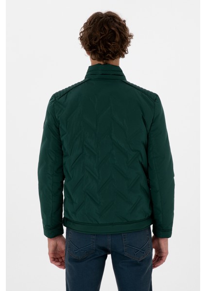 Erkek Koyu Yeşil Mont 50310209-VR079 indirimleri