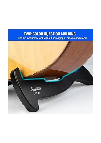 Tavşan Şeklinde Gitar Standı Katlanabilir Standı Tutucu Taşınabilir Gitar Braketi Akustik/elektro Gitar Bas indirimleri